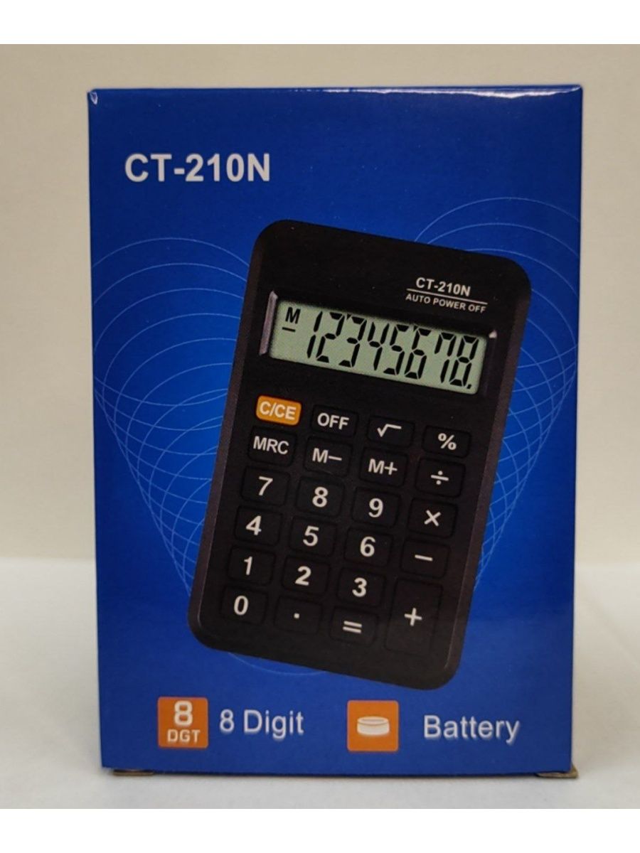 Калькулятор карманный 8разр CT-210N 