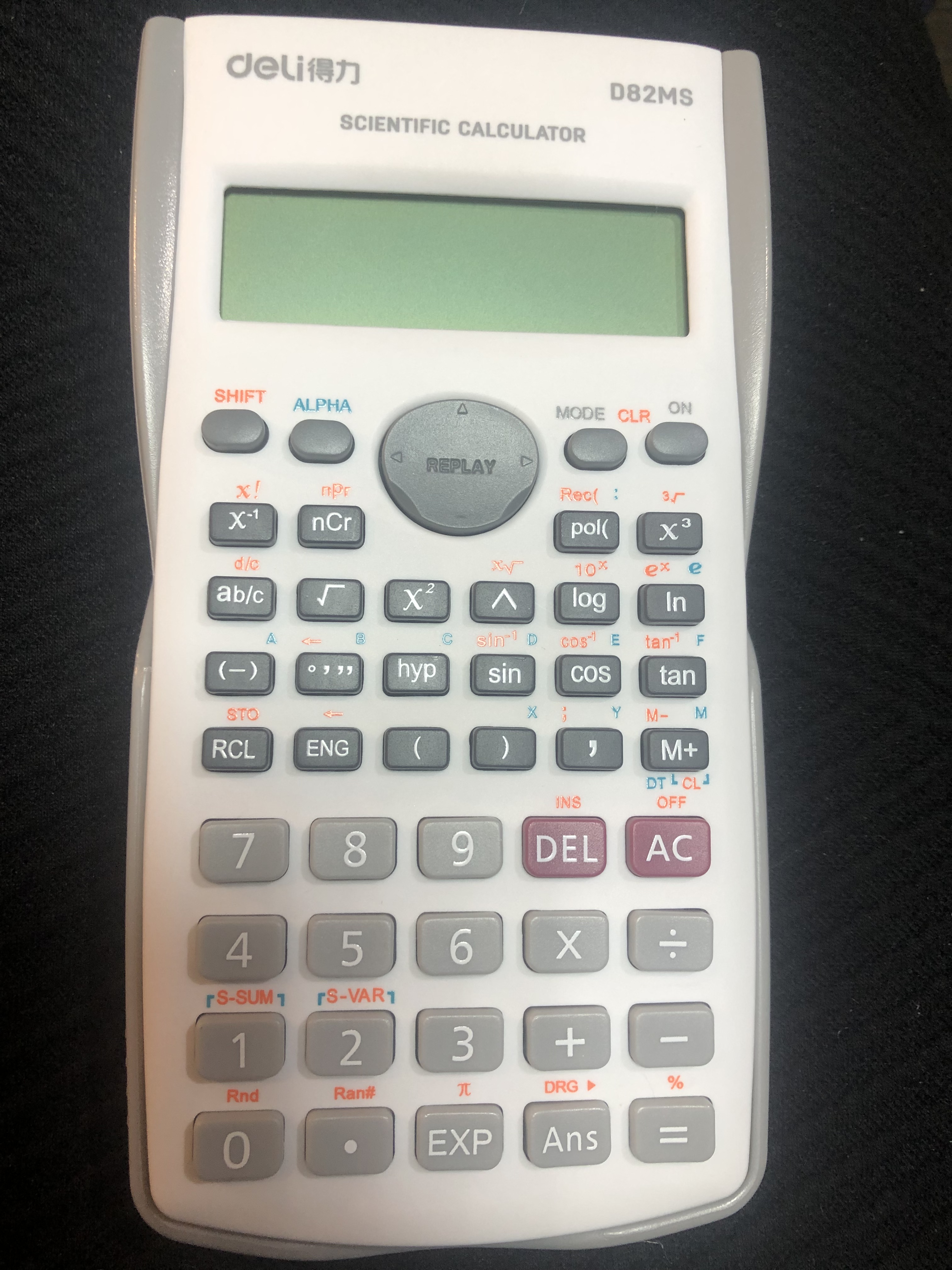 Калькулятор  инженерный Deli D82MS